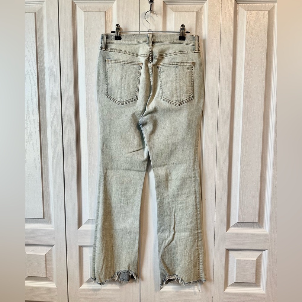 Rag & Bone Hana destroyed hem ankle bootcut jeans - Picture 5 of 6